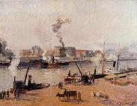 Pissarro, Camille - Fog, Morning, Rouen